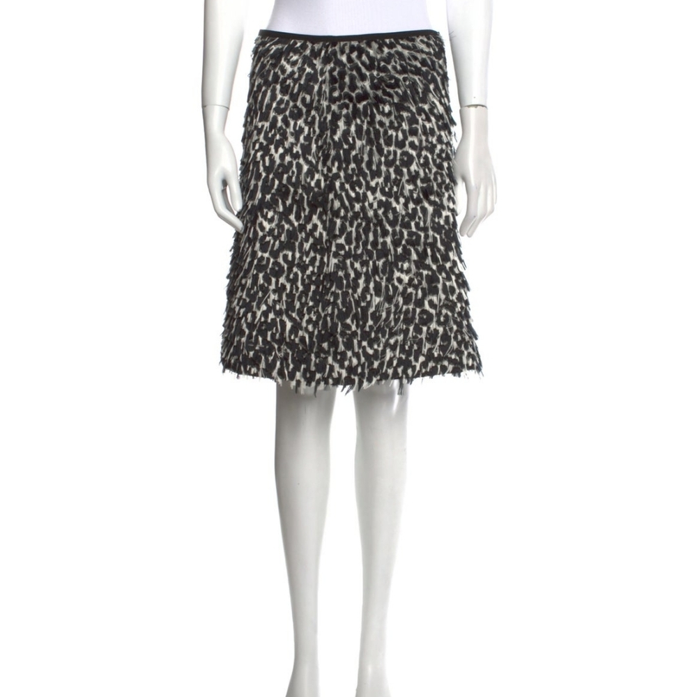 Burberry Prorsum Animal Print Skirt